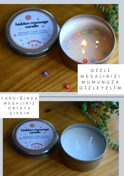 Gizli Mesajlı Mum