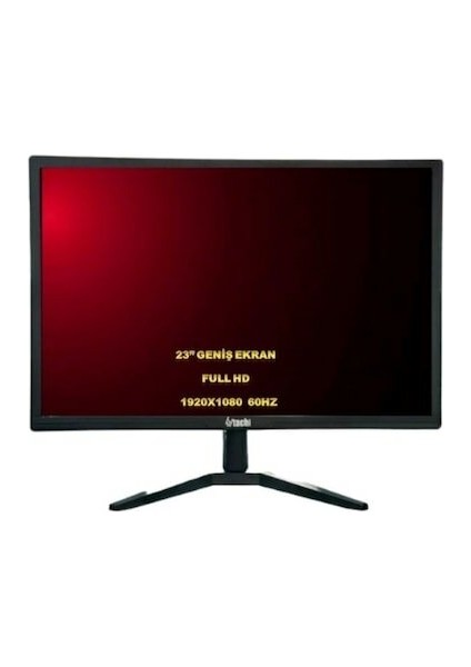 Hiitachi Q23HTW 23" 1920X1080 LED VGA / HDMI Siyah Monitör