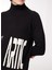 Balıkçı Yaka Normal Emprime Siyah Erkek Kazak 23IU1M0A0119013_MAGLIA Lupetto 4