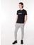 Bisiklet Yaka Düz Siyah Erkek T-Shirt 23IU1M0F013P400_T-SHIRT Jersey 3