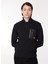 Dik Yaka Normal Düz Siyah Erkek Kazak 23IU1M0A0129502_MAGLIA Lupetto 3