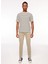 Gmg Fırenze Standart Bel Normal Paça Slim Fit Haki Erkek Pantolon ZR23MFW12051 2