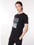 Bisiklet Yaka Düz Siyah Erkek T-Shirt 23IU1M0F018P400_T-SHIRT Jersey 1