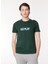 Bisiklet Yaka Düz Koyu Yeşil Erkek T-Shirt 23IU1M0F013P400_T-SHIRT Jersey 1