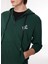 Kapüşon Yaka Koyu Yeşil Erkek Sweatshırt 23IU1M0E014P417_FELPA 4