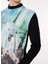 Bisiklet Yaka Normal Desenli Siyah Erkek Kazak 23IU1M0A0069013_MAGLIA Gırocollo 4