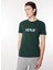 Bisiklet Yaka Düz Koyu Yeşil Erkek T-Shirt 23IU1M0F013P400_T-SHIRT Jersey 2