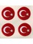 Türk Bayrağı Arma Çırt Çırt Yapışkanlı 1