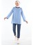 2229_Şardonlu Karyoka Dikişli Basic Tesettür Sweatshirt 2