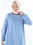 2229_Şardonlu Karyoka Dikişli Basic Tesettür Sweatshirt 4