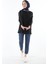 2229_Şardonlu Karyoka Dikişli Basic Tesettür Sweatshirt 2