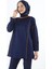2229_Şardonlu Karyoka Dikişli Basic Tesettür Sweatshirt 3