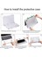 MacBook Pro 16 Inç 2023 2022 2021 (M3 A2991 / M2 A2780 / M1 A2485) MacBook Için Kabuk Kılıfları Darbeye Dayanıklı Kapak (Yurt Dışından) 3