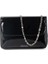 Kadın Parlak Rugan Doku Mini Crossbody Küçük Kare Moda Zincirli Ruj Çanta (Yurt Dışından) 1