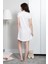 Kadın Beyaz Kısa Kollu Tunik 1