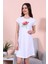 Kadın Beyaz Kısa Kollu Tunik 5