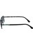 Karl Lagerfeld KL348S 002 56 Unisex Dikdörtgen Siyah Metal Güneş Gözlüğü 3