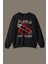 Punk Is Not Dead Rock Sokak Street Culture Baskılı Siyah Baskılı Sweatshirt 1