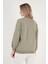 Pamuklu Dik Yaka Basic Örme Sweat Bayan Sweat 5863323 5