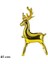 Yılbaşı Küçük Geyik Folyo Balon Gold 50*81 cm 1