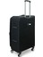 Siyah Büyük Boy Carry-On Lüks Kumaş Valiz ES0001 2