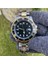 Erkek Gümüş- Gold Renk Siyah Kadran Rolex Modeli Çelik Kasa Kol Saati 1