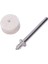 100 Adet Yün Keçe Parlatma Parlatma Yuvarlak Tekerlek Aracı + Dremel Rotary Için 2 Sap (Yurt Dışından) 5