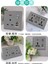 Çok Fonksiyonlu Tip-C Hızlı Şarj USB Elektrik Paneli 86 Tip 13A Ingiliz Ingiliz Standart Ev Hong Kong Versiyonu Anahtar Priz (Yurt Dışından) 4