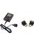 4KX2K HDMI Anahtarı 3x1 3 Bağlantı Noktalı Değiştirici Seçici 3D 1080P ve Kombinasyon 3D ve 4K Desteklenen HDMI 90 Derece ve 270 Derece Adaptör (Yurt Dışından) 1