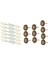 12 Adet Parlatma Parlatma Aleti 8.5mm Konik Montajlı Keçe Bobs 3mm Şaft ve 10 Adet Pirinç Tel Fırça Yuvarlak Fırça Disk Fırça Fincan Fırçası 25MM Dremel Için (Yurt Dışından) 3