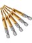 Adet Titanyum Kombinasyonu Hss Matkap ve Musluk Seti Metrik Dişli Hss M3 Vida Dokunarak Bit Aracı 1/4 Inç Hex Shank (Yurt Dışından) 2