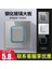 Uluslararası Elektrikçi Anahtar Priz 86 Tipi Duvar Gizli Beş Delikli USB Gri Temperli Cam Panel 16A Klima Üç (Yurt Dışından) 1
