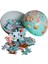 Gürbüz Yayınları 15 cm Çocuk Denizkızı Küre + Puzzle Kıds Mermaid Journey Globe + Puzzle 54PCS 2