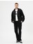 Peluş Sweatshirt Fermuarlı Dik Yaka Cep Detaylı 2