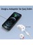 BXMG15 15W Manyetik Kablosuz Şarj Cihazı Beyaz iPhone 12/13/14/15 Serisi ile uyumlu 7