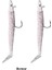 Zand Eel 11CM 7GR-14GR Double Body+Head Silikon Balık - Browny 1