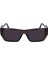 Karl Lagerfeld KL6123S 020 54 Unisex Dikdörtgen Şeffaf Füme Kemik Güneş Gözlüğü 2