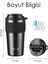 Tkk 630 ml Özel Seri Çelik Mug Kahve Bardağı Pipetli rahat Içim 6 Saat Sıcak 12 Saat Soğuk Termos -2023 630 ml 4