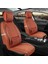 Fiat Egea Cross Uyumlu Lüks Yarı Deri Oto Koltuk Kılıfı Ön/arka Set (Roma) Tarçın 5