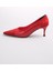 Wendy Kırmızı Süet Ve Rugan Kadın Topuklu Ayakkabı 4