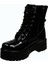 232-1425 Zn Kadın Siyah Rugan Yüksek Taban Bot 3