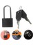 Adet 3.5 "50MM Aşk Kilidi Kalp Asma Kilit, Aşıklar Için Kalp Dilek Kilidi Düğün, Sevgililer, Yıldönümü, Seyahat, Yeni Yıl, Sevgililer Günü (LOVEPADLOCK0012-BLACK) (Yurt Dışından) 2