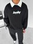 Oversize Polo Yaka Sweatshirt Siyah 1