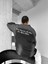 Oversize Smoke Baskılı Sweatshirt Siyah 2