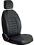 seat Cordoba Uyumlu Deri Oto Koltuk Kılıfı Ön-Arka 5li Set Original Seri Siyah-Mavi 3