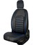 seat Cordoba Uyumlu Deri Oto Koltuk Kılıfı Ön-Arka 5li Set Original Seri Siyah-Mavi 4