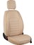 alfa Romeo Spider Uyumlu Deri Oto Koltuk Kılıfı Ön-Arka 5li Set Original Seri Bej 3