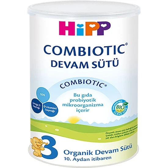 Hipp 3 Organik Combiotic Devam Sütü 350 gr( 06/2024skt'li
