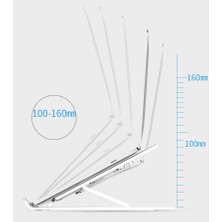 FUJİMAX Katlanabilir Tüm Modellerle Uyumlu Ayarlanabilir Notebook ve Laptop Standı
