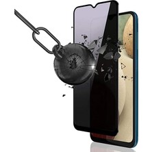 Başkenttekno Samsung Galaxy A24 Uyumlu Tam Kaplayan Prıvacy Parlak Hayalet Ekran Koruyucu Gizli Cam